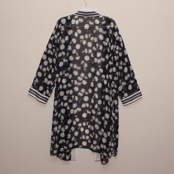 Alfani Circle Pattern Kimono Duster Size 2X/3X - Picture 2 of 6